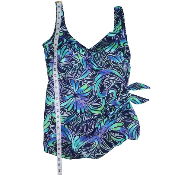 NWT Roxanne Classics V-Neck Sarong Bra Sized Swimsuit Size 16 40D - Picture 5 of 14